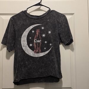 Coca Cola T-Shirt - Black and White with Red